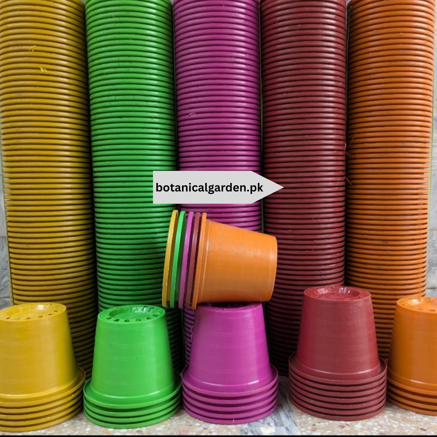 Colorful Pots 7.5inch