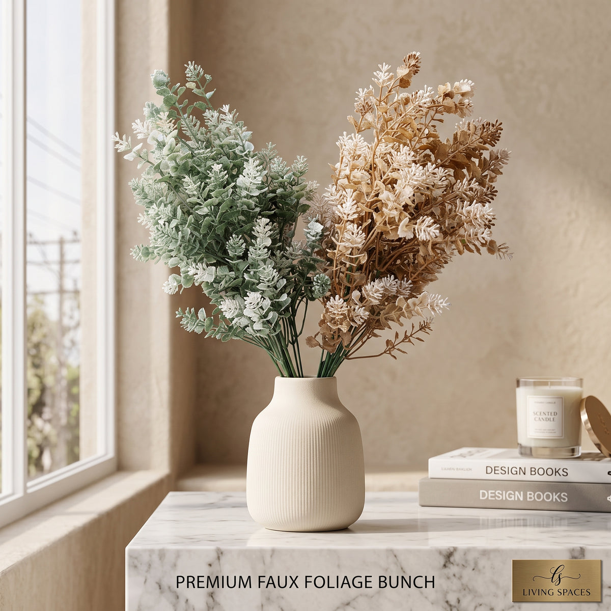 Frosted Meadow Artificial Foliage Bunch