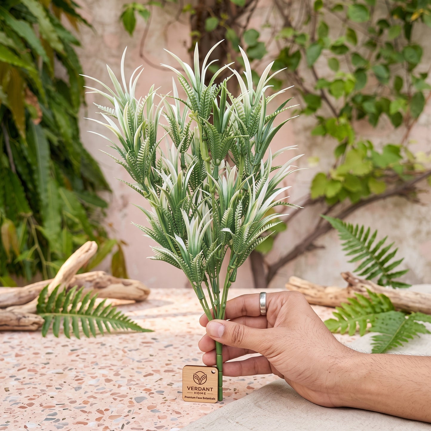 Elegant Faux Greenery Bush