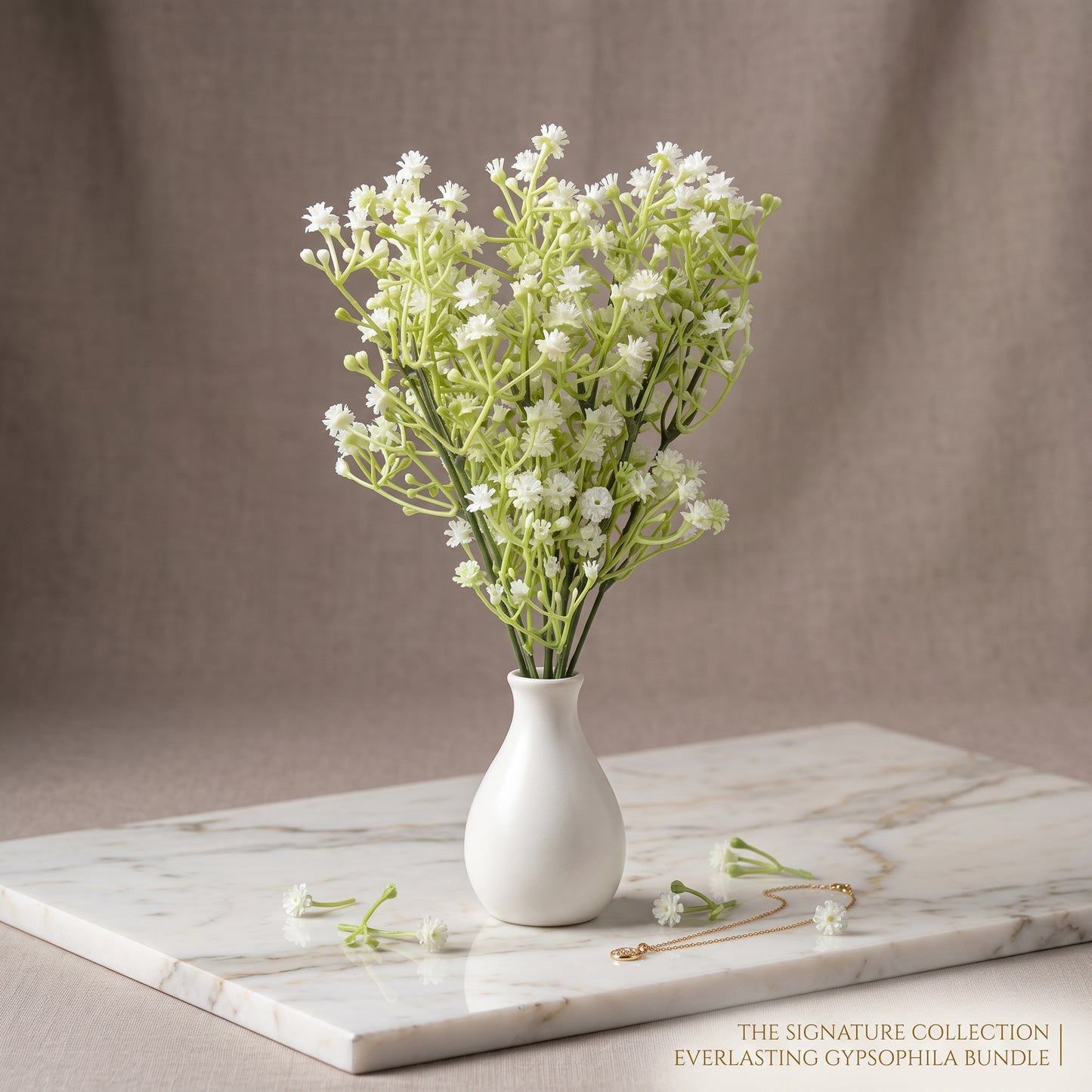White Baby's Breath Floral Spray Bunch