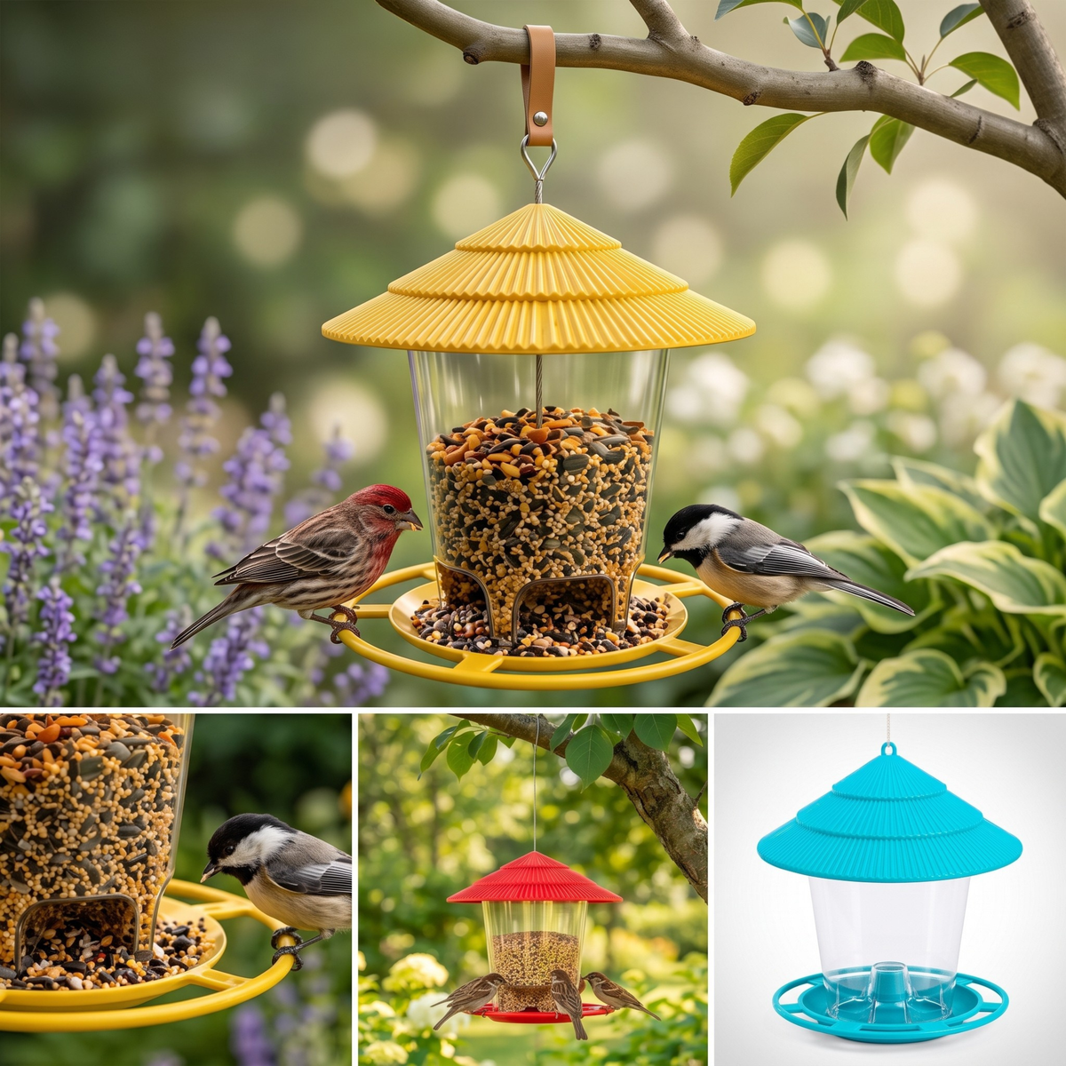 Premium Hanging Bird Feeder