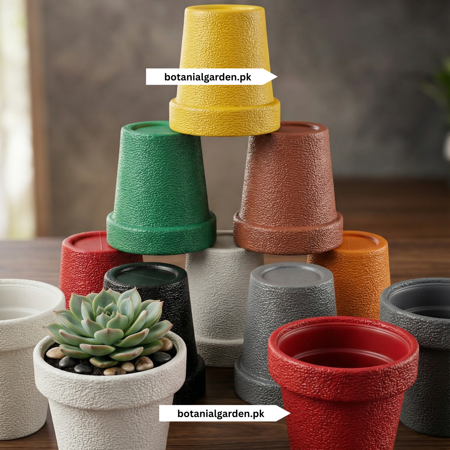 Texture Fiber Pot 8inch