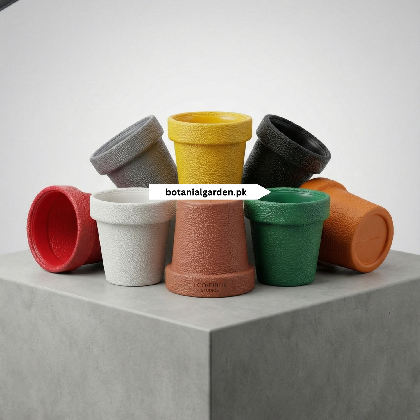 Texture Fiber Pot 8inch