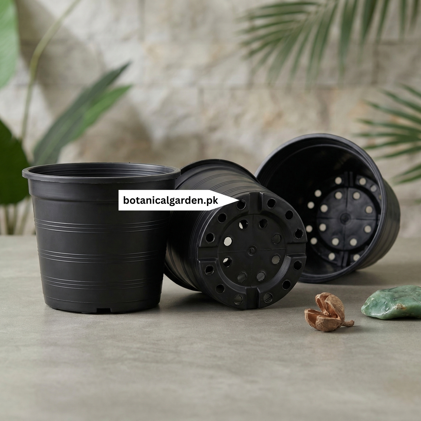 Black Plastic Pot 8.5inch