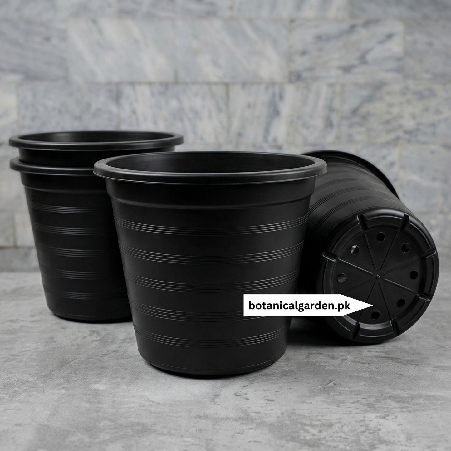 Heavy-Duty Plastic Nursery Planter 15inch