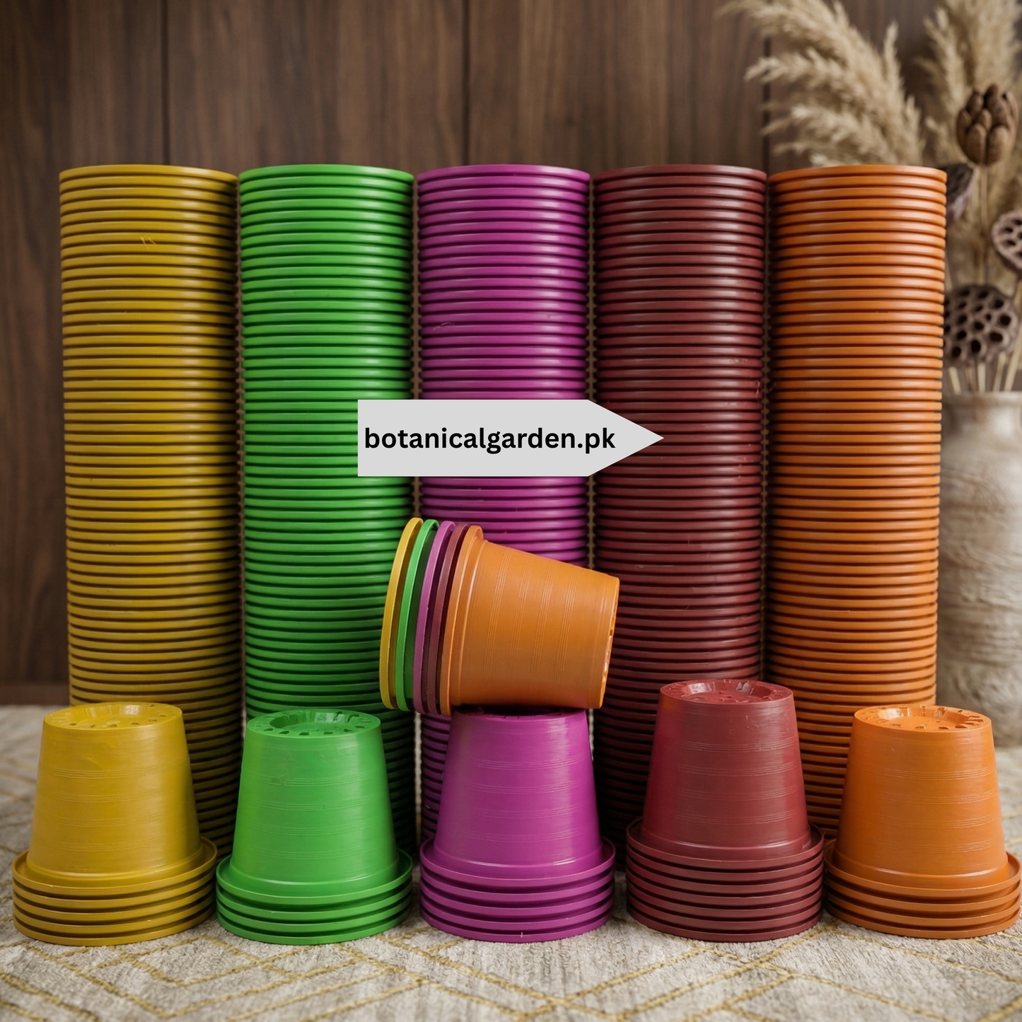 Colorful Pots 7.5inch