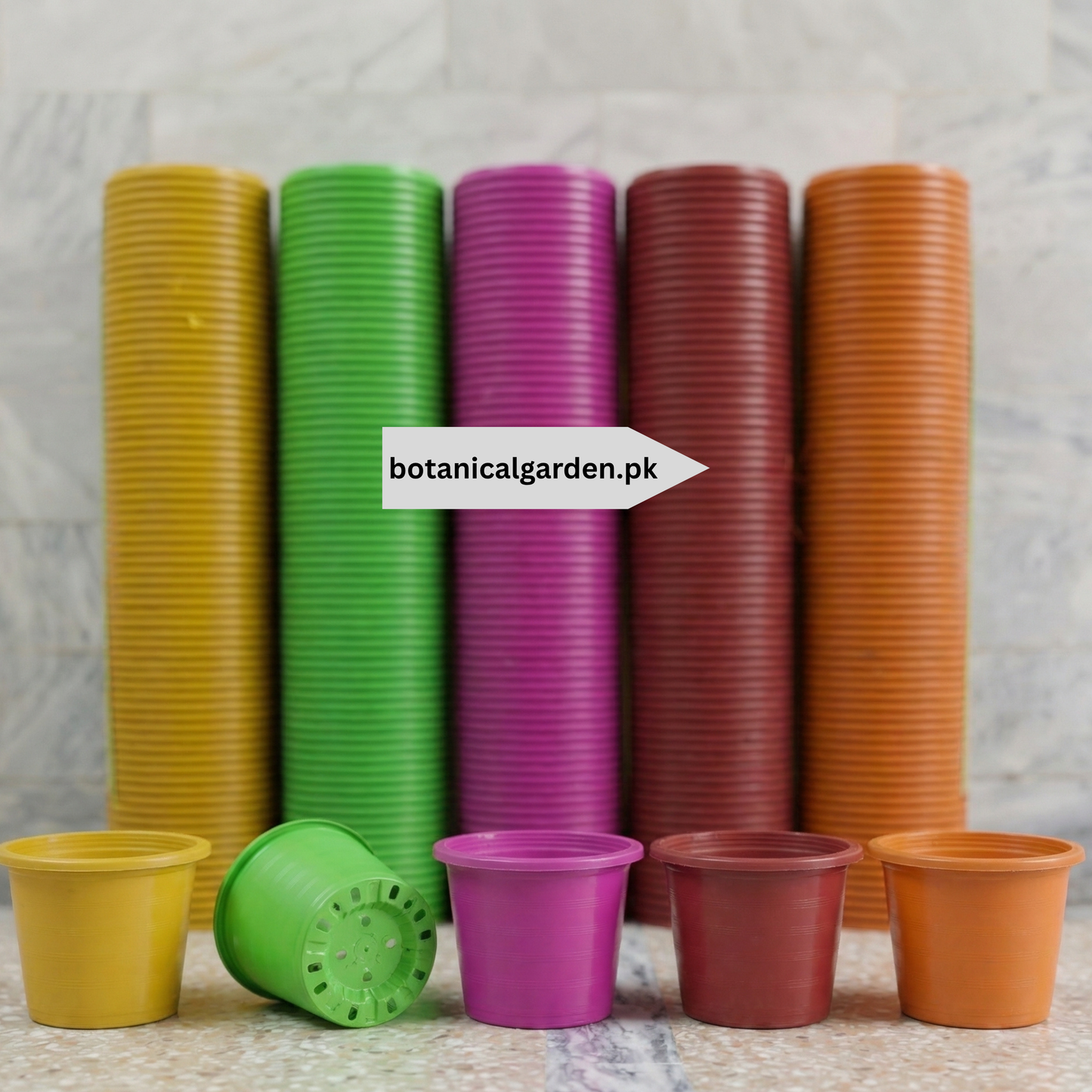 Colorful Pots 7.5inch