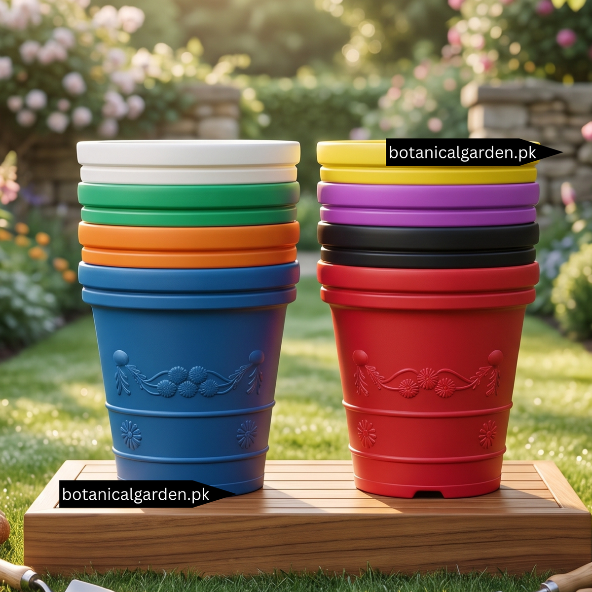 Floral Fiber Pot 13 Inch