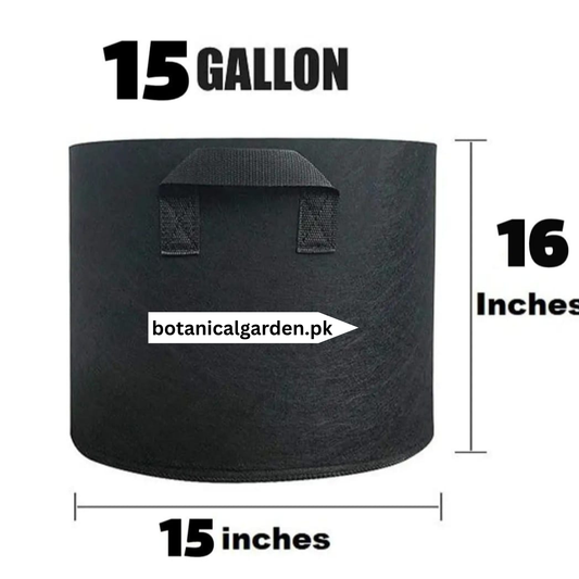 15 Gallon Fabric Grow Bag with Handles