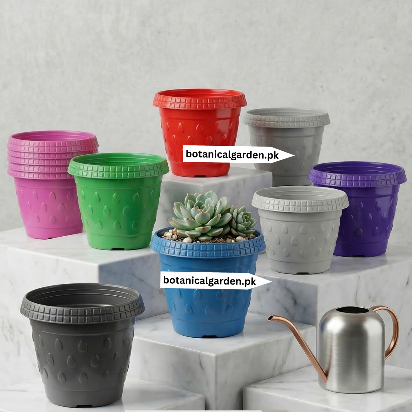 Colorful Pots 6Inch