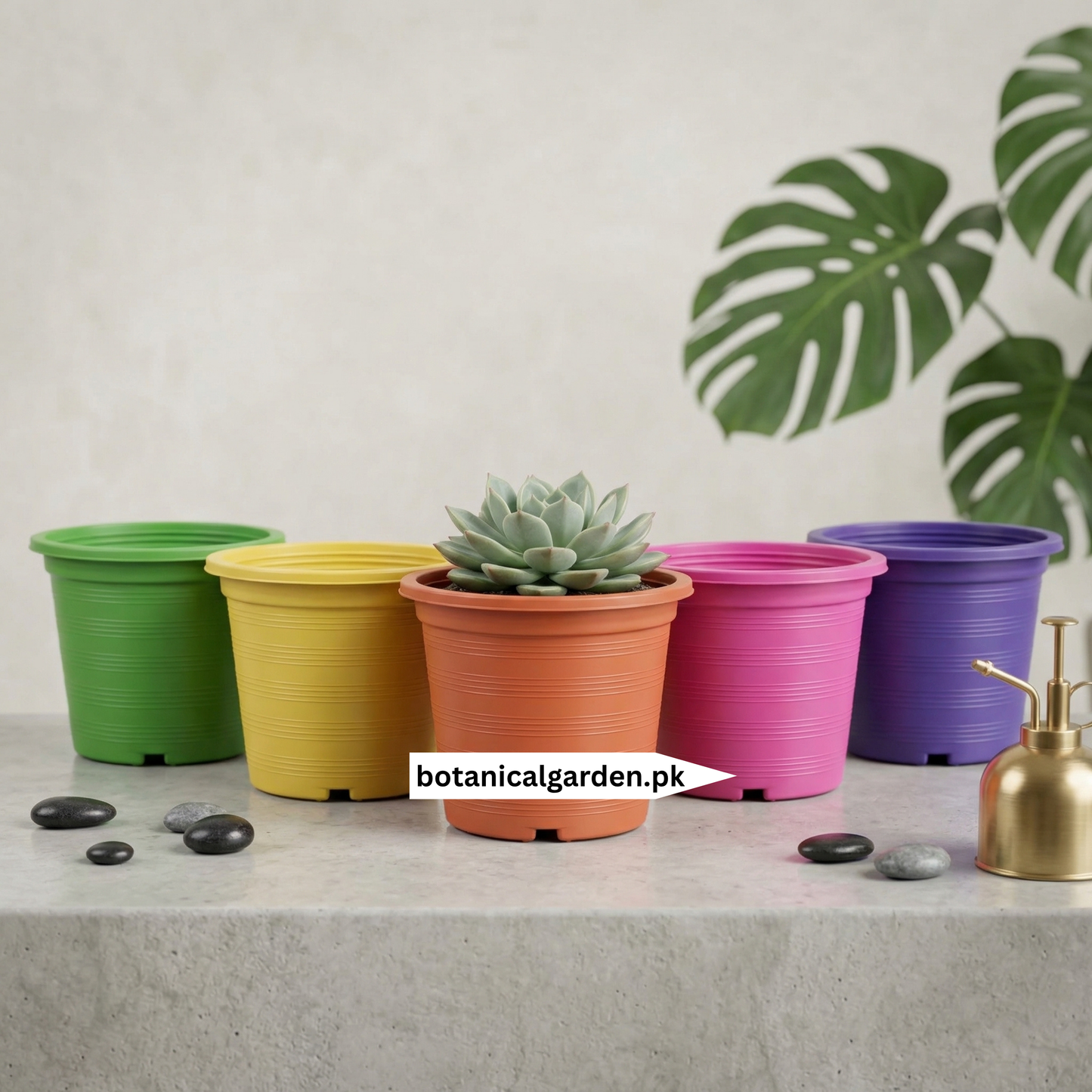 Premium Vibrant Round Nursery Planters 10Inch