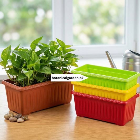 Modern Rectangular Large Planter 21 Inch